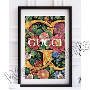Theme Floral Print 11x17 Trendy Art Wall Decor